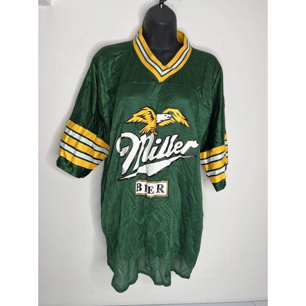 Vintage Miller Beer Packers Mesh Jersey #4 Size XL - Picture 3 of 9